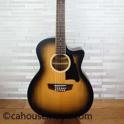 D'Angelico Premier Fulton 12-String Grand Auditorium - Aged Burst image 13