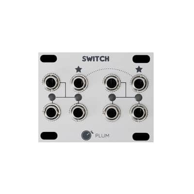 Plum  Audio SWITCH 1U - Super fast dual 2:1 switch 2022 Silver image 1
