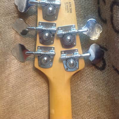 Ibanez ATK 305 Natural Finish Active Electric Bass Guitar image 5