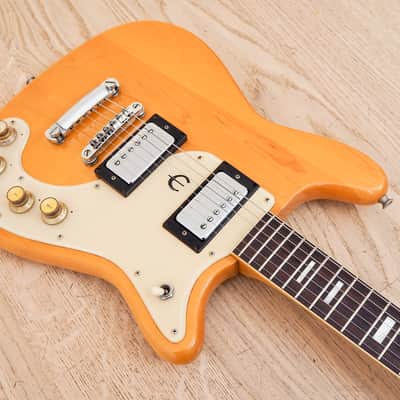 1970s Epiphone Wilshire Vintage Electric Guitar Maple Set Neck Japan Matsumoku w/ Case image 8