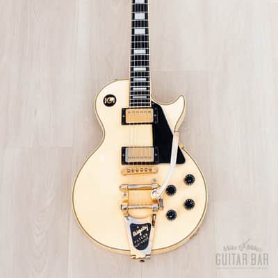 1988 Gibson Les Paul Custom Vintage Guitar Alpine White w/ Bigsby B7, Tim Shaw PAFs & Case image 2