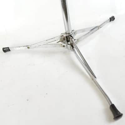 Ludwig Flat-Base Cymbal Stand Vintage Chrome Flush Classic Crash/Ride#1400 Model image 2