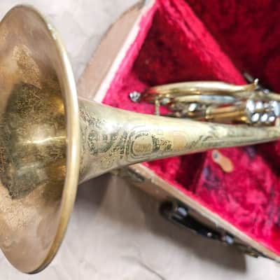 Argonaut cornet, with case & mouthpiece, Good Condition image 5