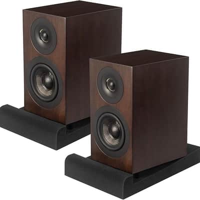 2 Pack Acoustic Isolation Pads, Studio Monitor Speaker Isolation Foam Pads, High Density Acoustic Foam Suitable for 3-8 Inch Speakers for Sound Improvement Prevent Vibrations (MEDIUM) image 5