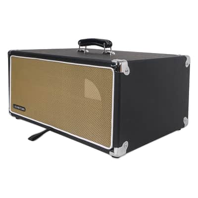 STVRC-4BK | Vintage 4U Amp Rack Case, 12.5" Depth with Rubber Feet, Dust Cover, Kickstand, Black image 3
