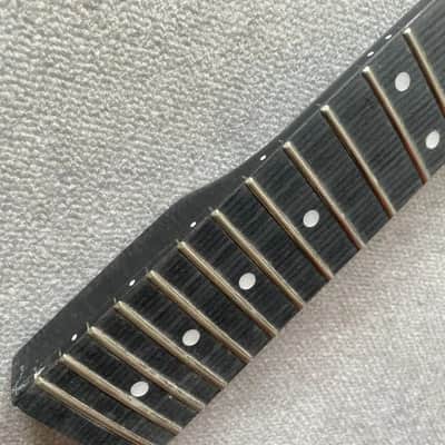 Black Maple Wood Guitar Neck, Rosewood 22 Frets Fingerboard image 2