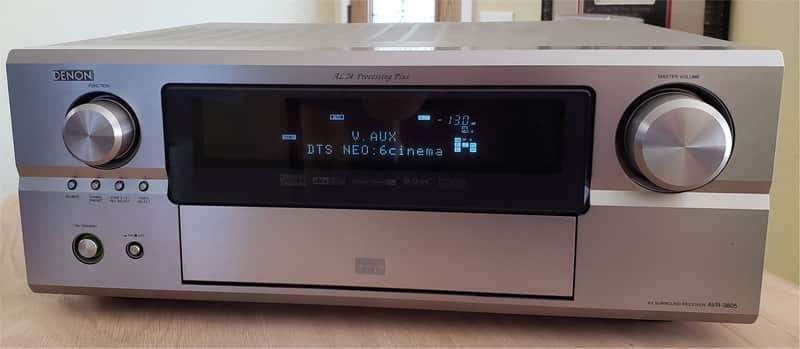 Denon AVR-3805 7.1 Home Theater Receiver 120 wpc x 7 MINT with all Accessories & Factory Box image 1