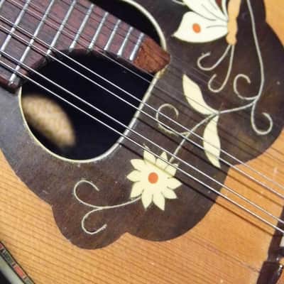 fine vintage MIGMA all solid luthier Wunderlich quality 8string bowlback MANDOLIN Germany image 19