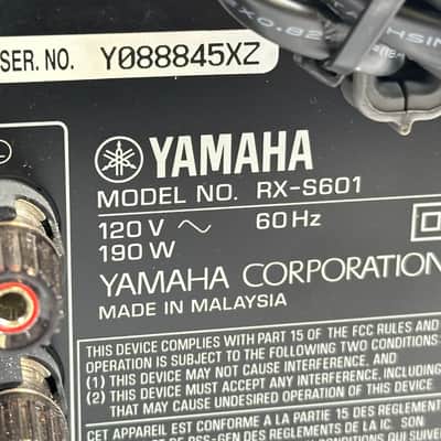 Yamaha RX-S601 5.1 Ch Slimline AV Network Receiver MusicCast 4K Bluetooth Wi-Fi image 13