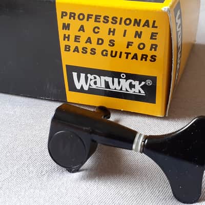 Warwick Thumb Bass Original NOS single tuner. Left Side Gotoh 1990s Black image 1