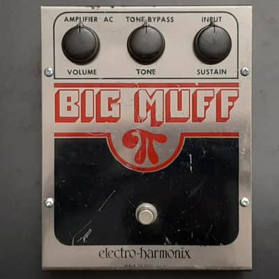 1978 - Op-Amp - Vintage Electro-Harmonix Big Muff Pi V5 (Op Amp Tone Bypass) 1978 - 1980 - Silver image 3
