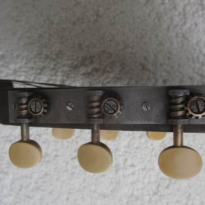 Stella Parlor Guitar, 1900's, Jersey City N.J. Restored, "Bluesmobile", Case image 19