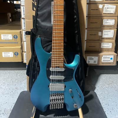 Ibanez Q547 7-string Electric Guitar - Blue Chameleon Metallic Matte image 1