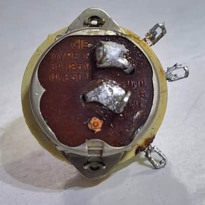 Original 1960's Gibson CTS Off-On-On Amp Power Switch image 3