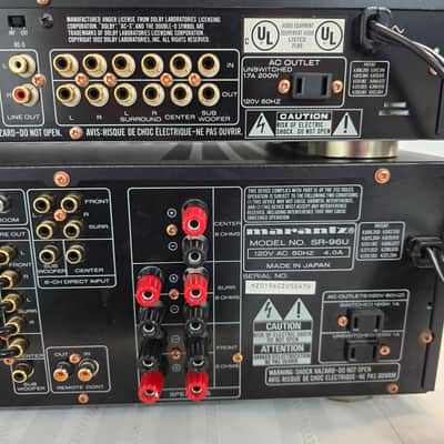 Marantz SR-96U Receiver (Original Box) & DP-870 Digital Processor 1997-2000 - Black image 8