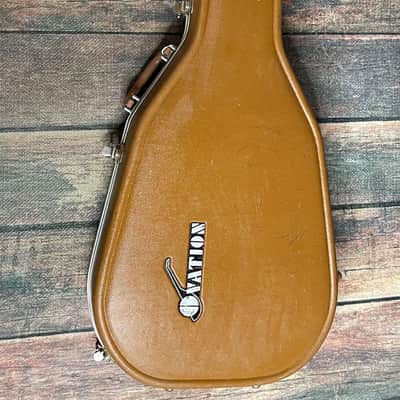 Used Ovation 1973 Deacon Electric Guitar with Matching Ovation Case- Sunburst image 11