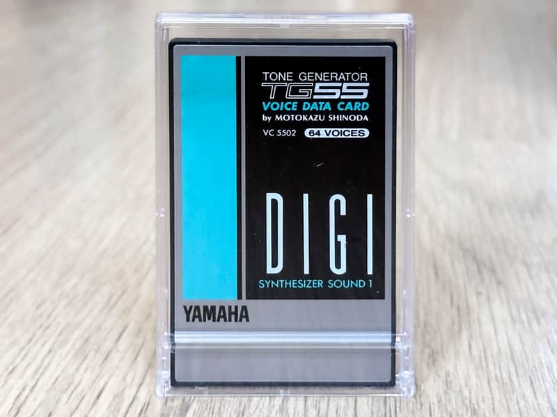 Yamaha SY55 / TG55 VC5502 Voice ROM Data Card // DIGI // Motokazu Shinoda image 1