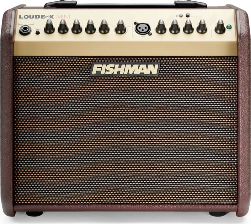 Fishman Loudbox Mini Bluetooth Acoustic Guitar Combo Amplifier, 60W, Brown image 1
