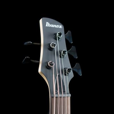 Ibanez K5 Fieldy Signature 5-String Bass - Black Satin, K-5, Korn image 4