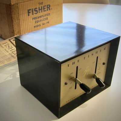 The Fischer Model 50-PR Vintage Preamplifier and Equalizer Circa-1940s-Brown Bakelite image 8