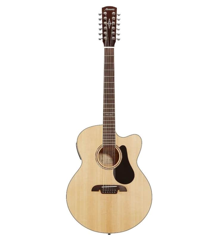 Alvarez AJ80CE-12 Artist Series 12-String Jumbo with Electronics Natural image 1