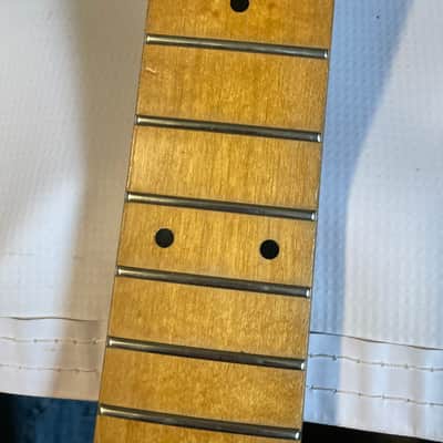 1985 Kramer USA Banana Maple Fretboard Guitar Neck Floyd Ready 22 Frets Dot Inlay w/ Neckplate (Non Scarf) Bild 15