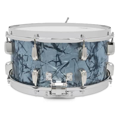 Slingerland Radio King 7x14" Single Ply Snare Drum SLFP0714SMK069 - Black Diamond Pearl image 4