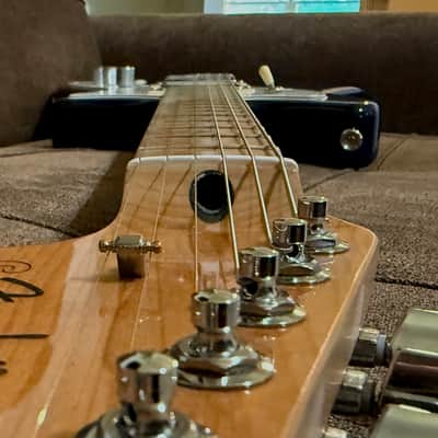 Fender Limited Edition Player Plus Meteora HH with Roasted Maple neck in Sapphire Blue Transparent - Incldes Fender Deluxe Gig Bag image 20