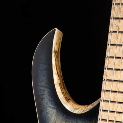 Mayones Duvell Elite 6 B27 Trans Natural Black Burst Satin image 10