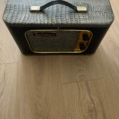 Selmer Truvoice Little Giant — Early 1960s Grey Croc Skin — All Original image 3