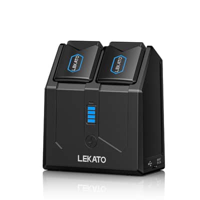 LEKATO 5.8G 4 Channel Wireless Guitar Transmitter Receiver System with Charging Box image 14