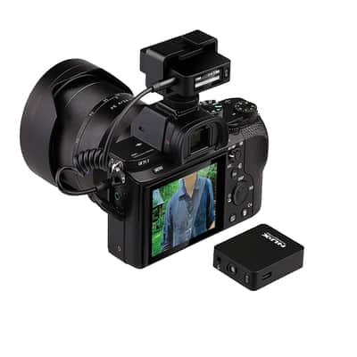 NUX B-10 Vlog 2.4GHz Wireless Vlog Microphone System Lavalier Microphone image 5
