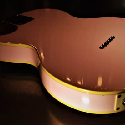 Strings & Things St. Blues Custom Bluesmaster II 1984 Shell Pink. Guitar that ruined Billy Squier image 17