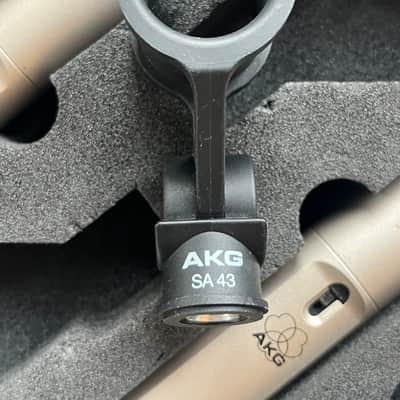 AKG C1000 S Twin Pack Small Diaphragm Multipattern Condenser Microphone 2000s - Nickel image 7