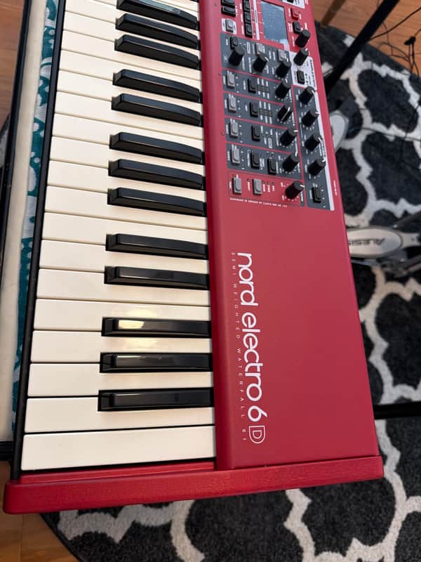 Nord Electro 6D SW61 Semi-Weighted 61-Key Digital Piano 2018 - 2022 - Red image 1