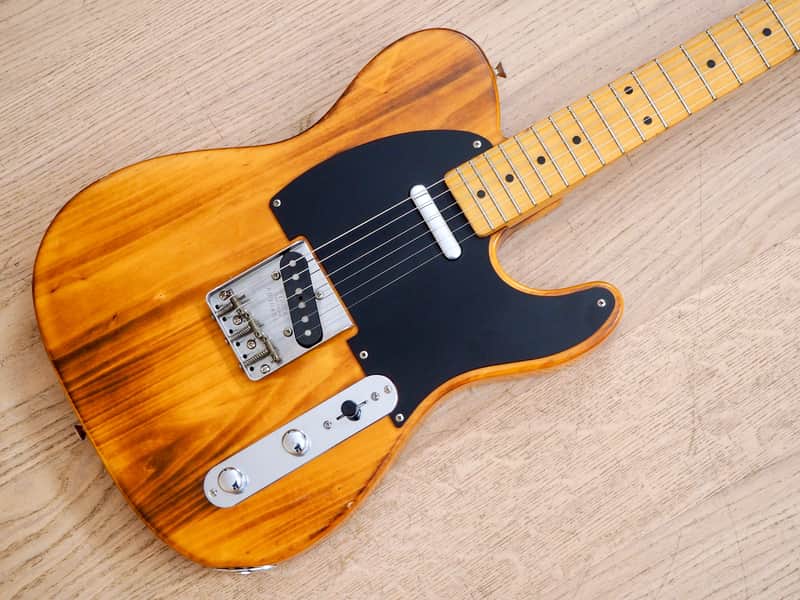 1988 Fender Telecaster '52 Vintage Reissue Guitar TL52 Charcoal