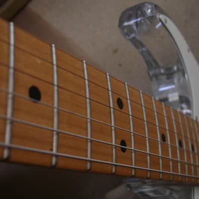 George Fedden Acrylic Body Stratocaster Guitar Fender Parts - LED's - RARE! image 9