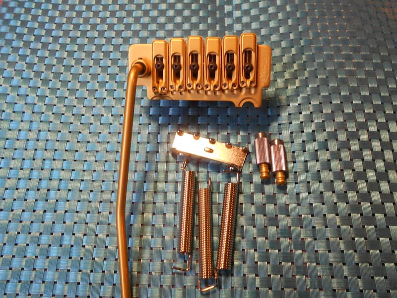 Wilkinson Lic by Gotoh VS-100N VS100N Tremolo Bridge Honed Gold image 1