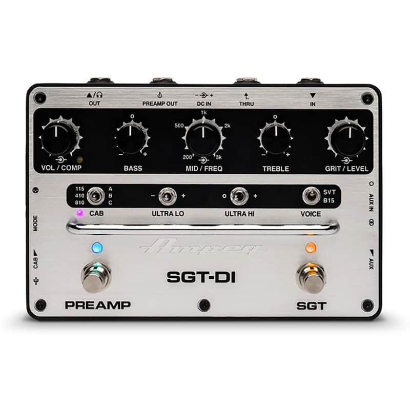 Ampeg - SGT-DI- Bass Preamp Pedal w/ DI Effects image 1