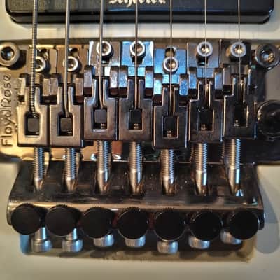 Schecter Demon-7fr 2020-2023- Vintage White image 13