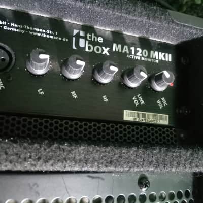 the box MA120 MKII Active Woofer de 12" y Tweeter 120W (RMS a 4 Ohmios) 80Hz - 16KHz +/-3dB SPL máximo: 120dB image 3