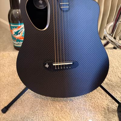 Donner Rising-G2 2026 - Wine Red 38" Carbon/Wood Acoustic Electric Guitar image 2
