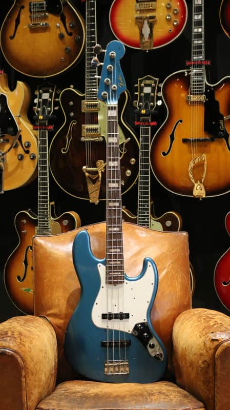 Fender Jazz Bass Lake Placid Blue (Matching Headstock) de 1966 image 1