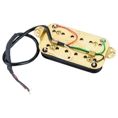EVH Wolfgang Humbuckers Neck Pickup with Alnico Two Magnets for Rich Harmonics, Cutting Highs, and Snarling Mids in Spades (Black and White) image 2