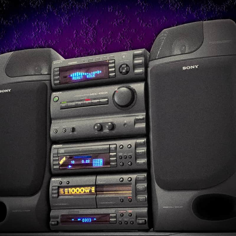 1991 Sony MHC-E90X (MHC-5900) Black