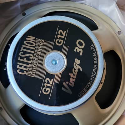 Celestion G12 Vintage 30 12" 60-Watt 8ohm Guitar Amp Speaker 2020s - White image 1