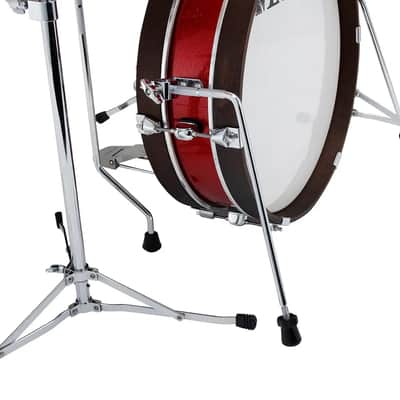 Tama Club-JAM Pancake 4-Piece Drum Shell Pack with 18" Bass Drum, Burnt Red Mist image 4
