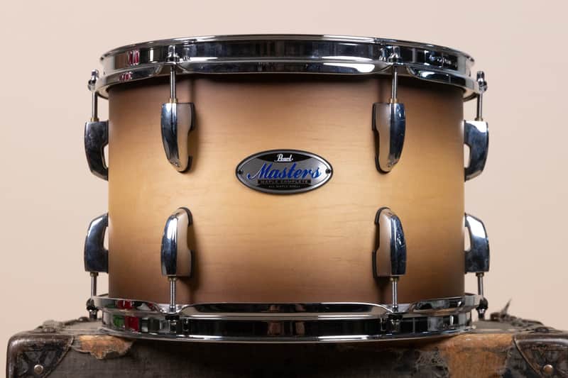 Pearl Masters Maple Complete 8x12 Satin Natural Burst Tom