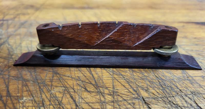Vintage RARE 1965 Supro National Sahara Belmont Adjustable Bridge Luthier Guitar Parts image 1