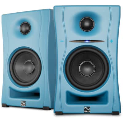 KALI AUDIO LP-UNF-B 4” Ultra Nearfield Powered Monitor System w/Bluetooth - Boundary Compensation EQ Settings - for Mixing, Recording, Audio Production - USB-C, TRS, RCA Inputs Blue (Pair) image 2
